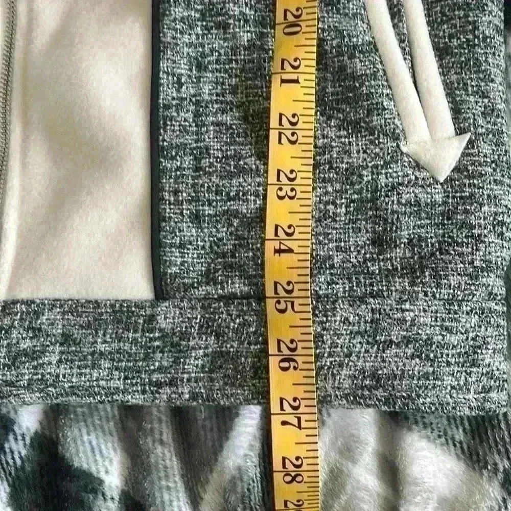 Boohoo man check western panel jacket grey sz small nwt - Picture 9 of 9